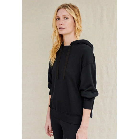 Stateside Women Softest Fleece Hoodie Black Size XS - Picture 4 of 4